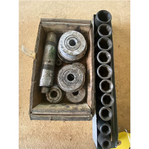 1/2" socket set and bushing/seal driver.