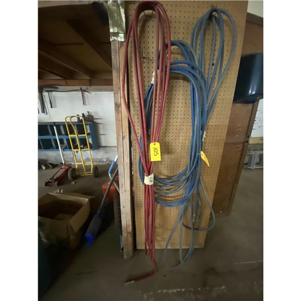Red air hose. Good condition.