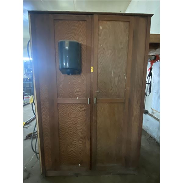 Large wooden Wardrobe. Contents not included.