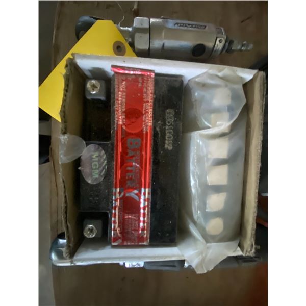 Bluepoint air gauge, ratchets, and new battery in box & new