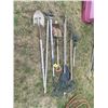 Image 2 : Misc. yard tools. Rakes, hoe, shovels etc.