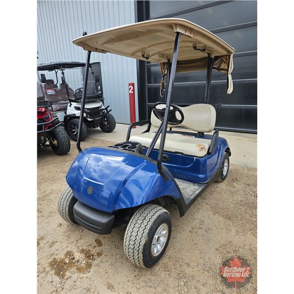 Golf Cart : 2012 Yamaha Drive G29 (Blue) VIN: JW9-101160 (Electric)