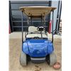 Image 2 : Golf Cart : 2012 Yamaha Drive G29 (Blue) VIN: JW9-101160 (Electric)