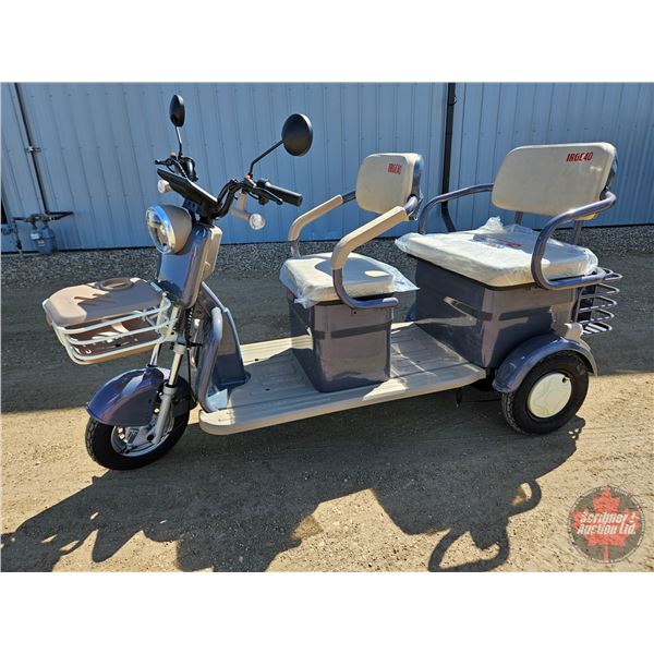 SDLANCH 2026 Mini Electric Golf Cart : IRGC40 (Purple) (3-Wheel)