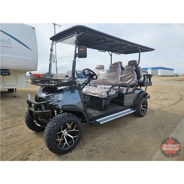 SDLANCH 2026 Electric 6-Seater Golf Cart (Grey) : SDLC100