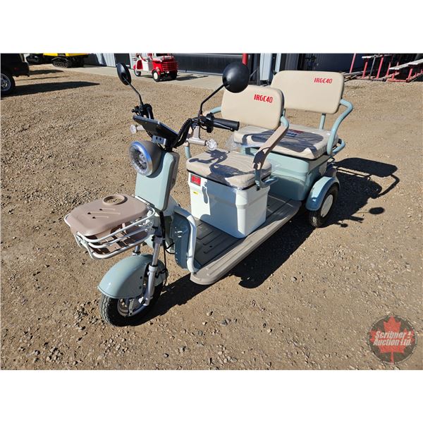 SDLANCH 2026 Mini Electric Golf Cart : IRGC40 (Green) (3-Wheel)