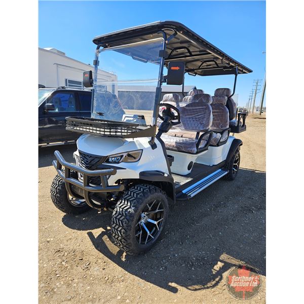 SDLANCH 2026 Electric 6-Seater Golf Cart (White) : SDLC100