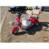 Image 3 : SDLANCH 2026 Mini Electric Golf Cart : IRGC40 (Red) (3-Wheel)