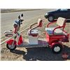 Image 5 : SDLANCH 2026 Mini Electric Golf Cart : IRGC40 (Red) (3-Wheel)