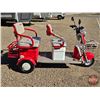 Image 8 : SDLANCH 2026 Mini Electric Golf Cart : IRGC40 (Red) (3-Wheel)