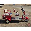 Image 4 : SDLANCH 2026 Mini Electric Golf Cart : IRGC40 (Red) (3-Wheel)