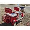 Image 5 : SDLANCH 2026 Mini Electric Golf Cart : IRGC40 (Red) (3-Wheel)