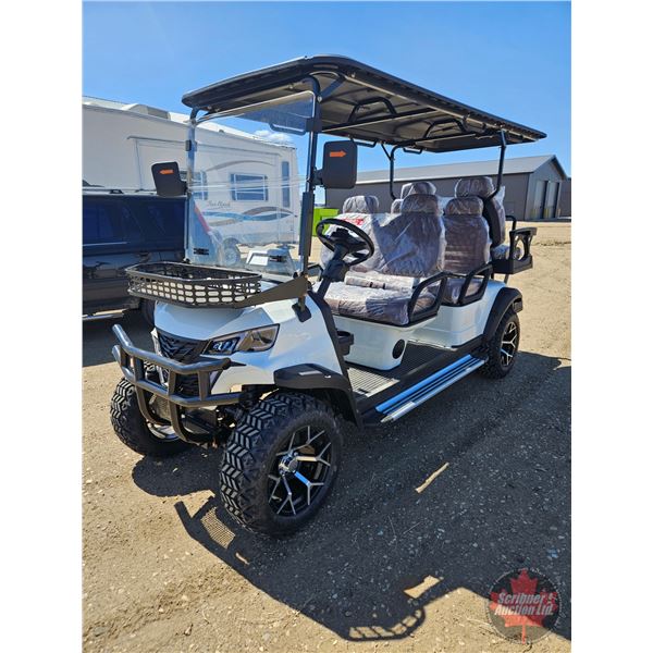 SDLANCH 2026 Electric 6-Seater Golf Cart (White) : SDLC100