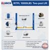 Image 1 : SDLANCH 10000LB Two-Post Lift : IRTPL (Blue)