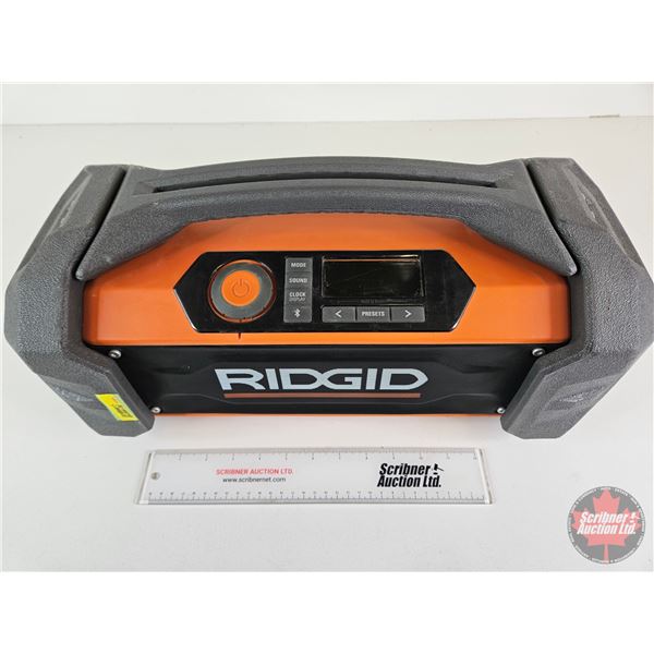 Ridgid R84807 Jobsite Radio (Bluetooth)