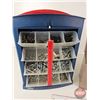Image 3 : Mastercraft Drop Bin Organizer w/Contents & Metal Tool Box w/Vintage Hand Tools