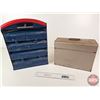 Image 5 : Mastercraft Drop Bin Organizer w/Contents & Metal Tool Box w/Vintage Hand Tools