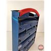 Image 6 : Mastercraft Drop Bin Organizer w/Contents & Metal Tool Box w/Vintage Hand Tools