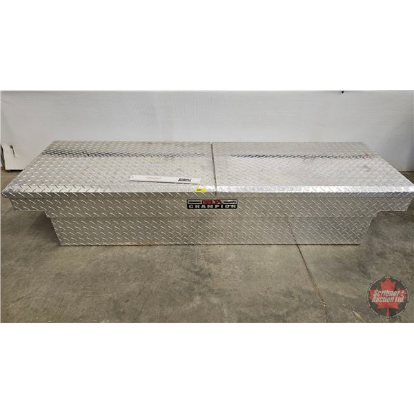 DELTA Champion Aluminum Checker Plate Truck Tool Box w/Keys