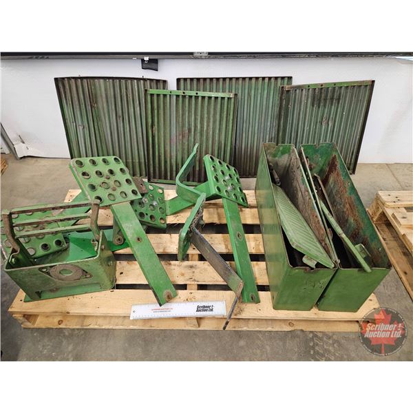 John Deere Tractor Parts : Screens, Steps, Battery Boxes, etc