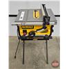 Image 1 : DEWALT Model DWE7480 Jobsite Table Saw w/Foldable Stand
