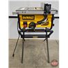 Image 2 : DEWALT Model DWE7480 Jobsite Table Saw w/Foldable Stand