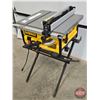 Image 4 : DEWALT Model DWE7480 Jobsite Table Saw w/Foldable Stand