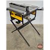 Image 7 : DEWALT Model DWE7480 Jobsite Table Saw w/Foldable Stand