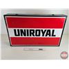 Image 1 : Vintage UNIROYAL Double Side Advertising Store Sign
