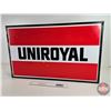 Image 2 : Vintage UNIROYAL Double Side Advertising Store Sign
