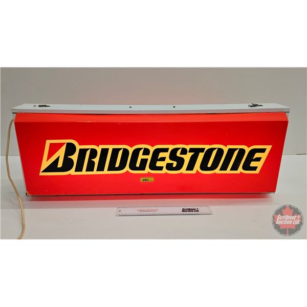Vintage BRIDGESTONE Light Up Double Side Advertising Sign