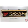 Image 1 : Vintage YOKOHAME Light Up Double Side Advertising Sign