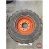 Image 1 : Skid Steer Tire & Rim : Bobcat 10-16.5 Heavy Wall