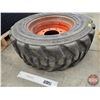Image 2 : Skid Steer Tire & Rim : Bobcat 10-16.5 Heavy Wall