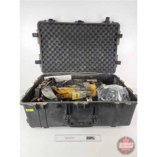 Scott Industrial Self-Contained Breathing Apparatus (2216 PSI) (Empty) c/w Pelican 1650 Case