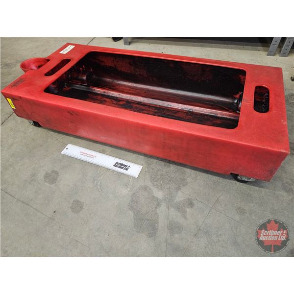 Plastic Rolling Drain Tub (55L)