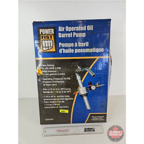 Air Operated Oil Barrel Pump (Used)