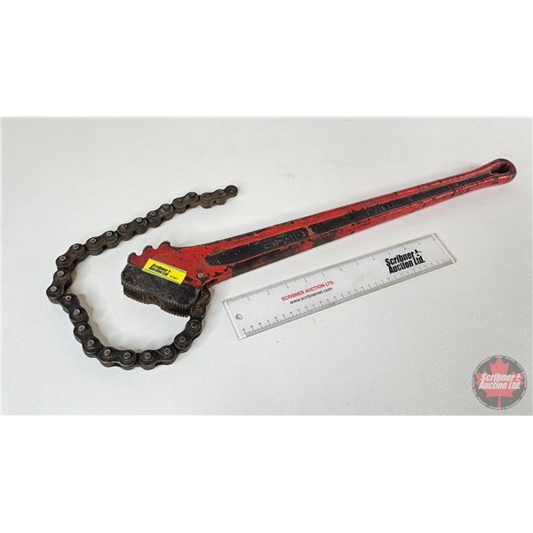 Ridgid Heavy Duty Chain Wrench (3" Pipe & Fittings)