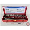Image 1 : JET 3/4" Drive SAE Socket Set w/Case