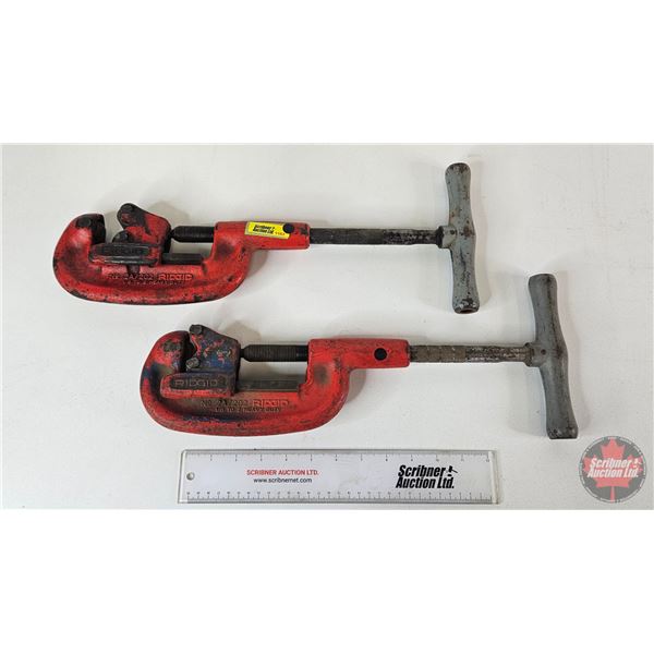 Ridgid No. 2A/202 Heavy Duty Pipe Cutters (2)