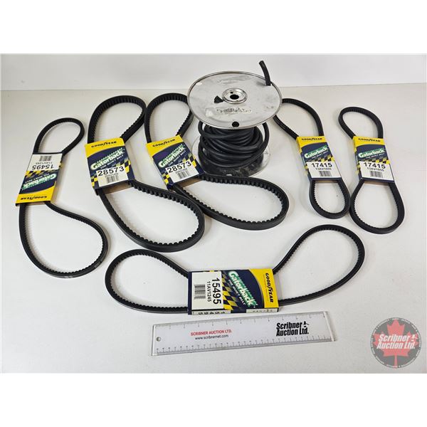 2 Gauge Copper Cable & Goodyear Belts (6)