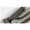 Image 7 : PTA 24" Aluminum Pipe Wrench, Crow Bars (2) & Powerfist 24" Screwdriver