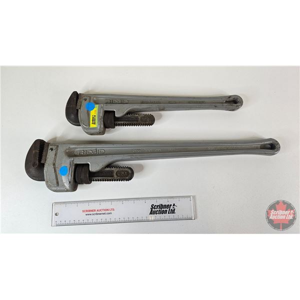 Ridgid Aluminum Pipe Wrenches (2) : 18" & 24"