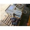 Image 1 : Pallet Lot : Mr Heater Big Maxx Overhead Shop Heater, Sprayer Parts (Engine & Nozzle) & Window Air C