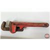 Image 8 : Ridgid Pipe Wrenches (2) : 24" Aluminum & 8" Alloyed Steal