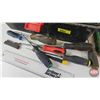 Image 3 : Plastic Carry Tool Box w/Contents including Variety of Screwdrivers, Drill Bits, Wrenches, etc