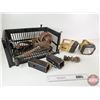 Image 1 : Combo : Manual Boat Trailer Winch, Hitch Adaptor Ends, Flashlights (2), Hooks, etc