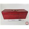 Image 11 : Beach Medal Tool Box w/Contents ~ Including : Pipe Cutter, Rivetter, Wrenches, Test Lights, etc