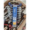 Image 4 : Assortment of Mechanic Tools including Combination Wrenches, Oil Filter Wrenches, Pry Bar, Ratchet W