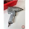 Image 7 : Tool Combo : Skilsaw Circular Saw, Manual Press, CP Impact Gun, Black & Decker Corded Drill, DeWalt